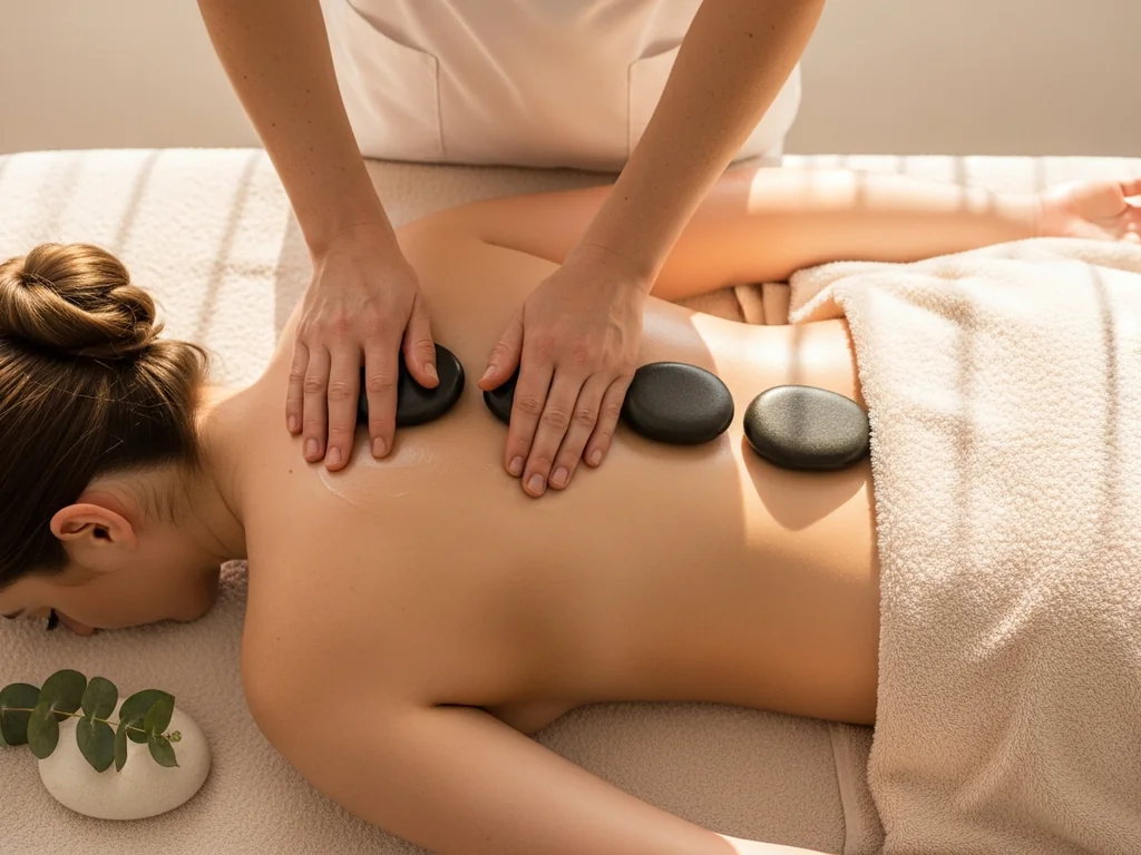 A TAO Therapeutic Massage Spa senior therapist performing a deep tissue session
